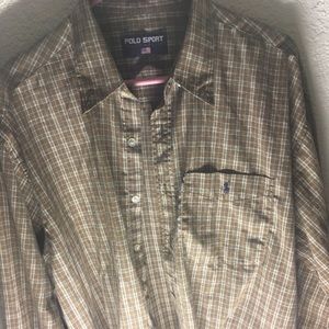 Vintage polo sport flannel